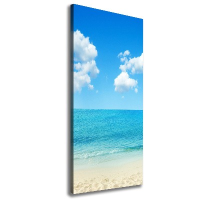 Canvas wall art Tropical beach