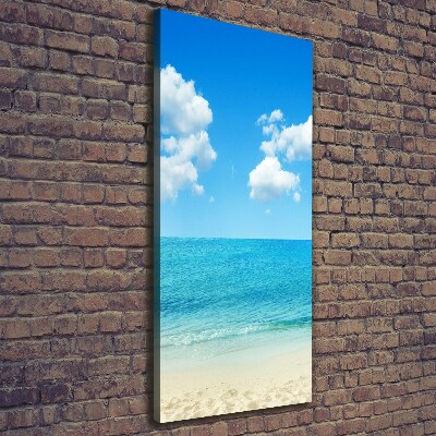 Canvas wall art Tropical beach