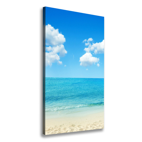 Canvas wall art Tropical beach