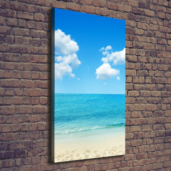 Canvas wall art Tropical beach