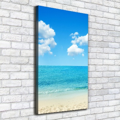 Canvas wall art Tropical beach