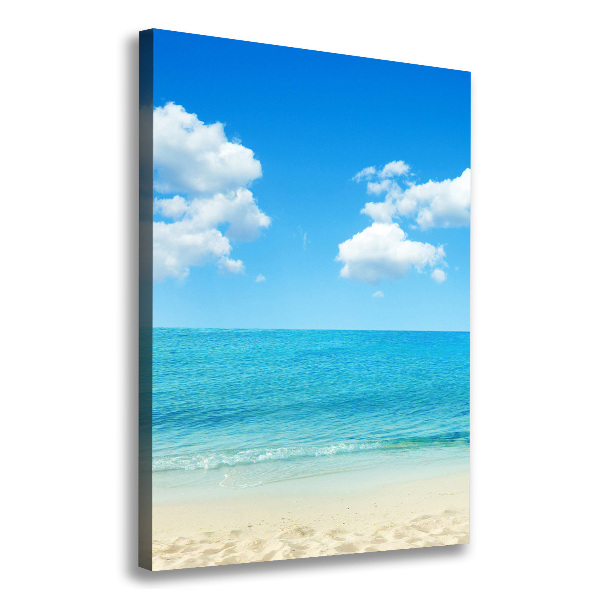 Canvas wall art Tropical beach