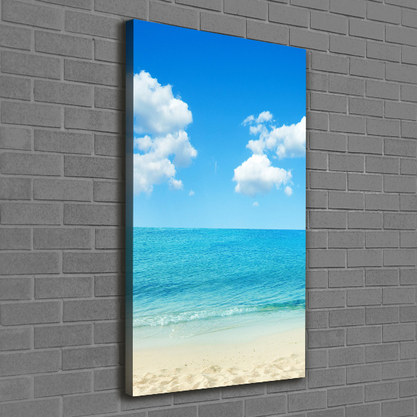 Canvas wall art Tropical beach