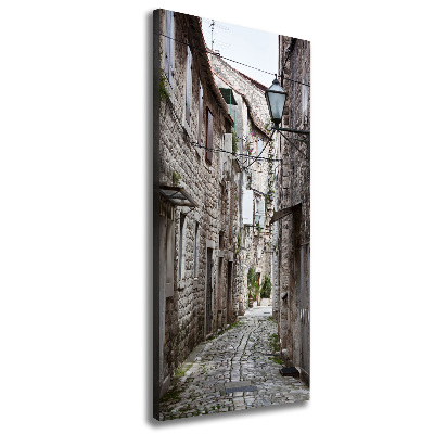 Canvas wall art Croatia street