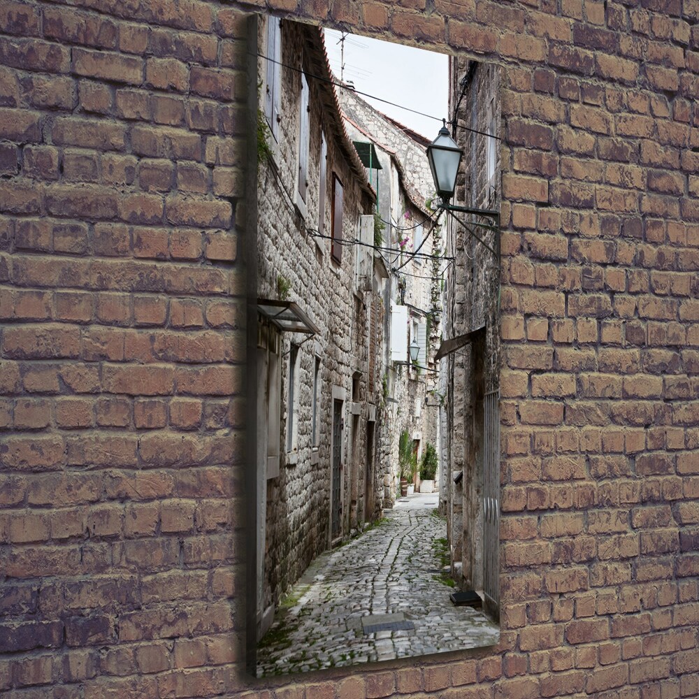 Canvas wall art Croatia street