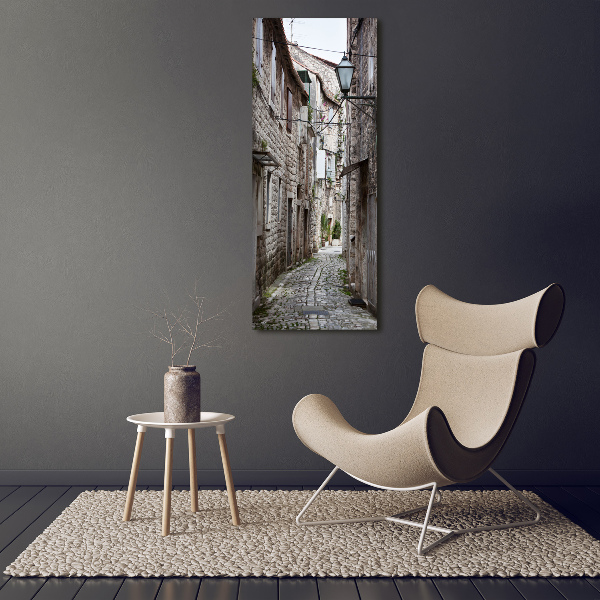 Canvas wall art Croatia street