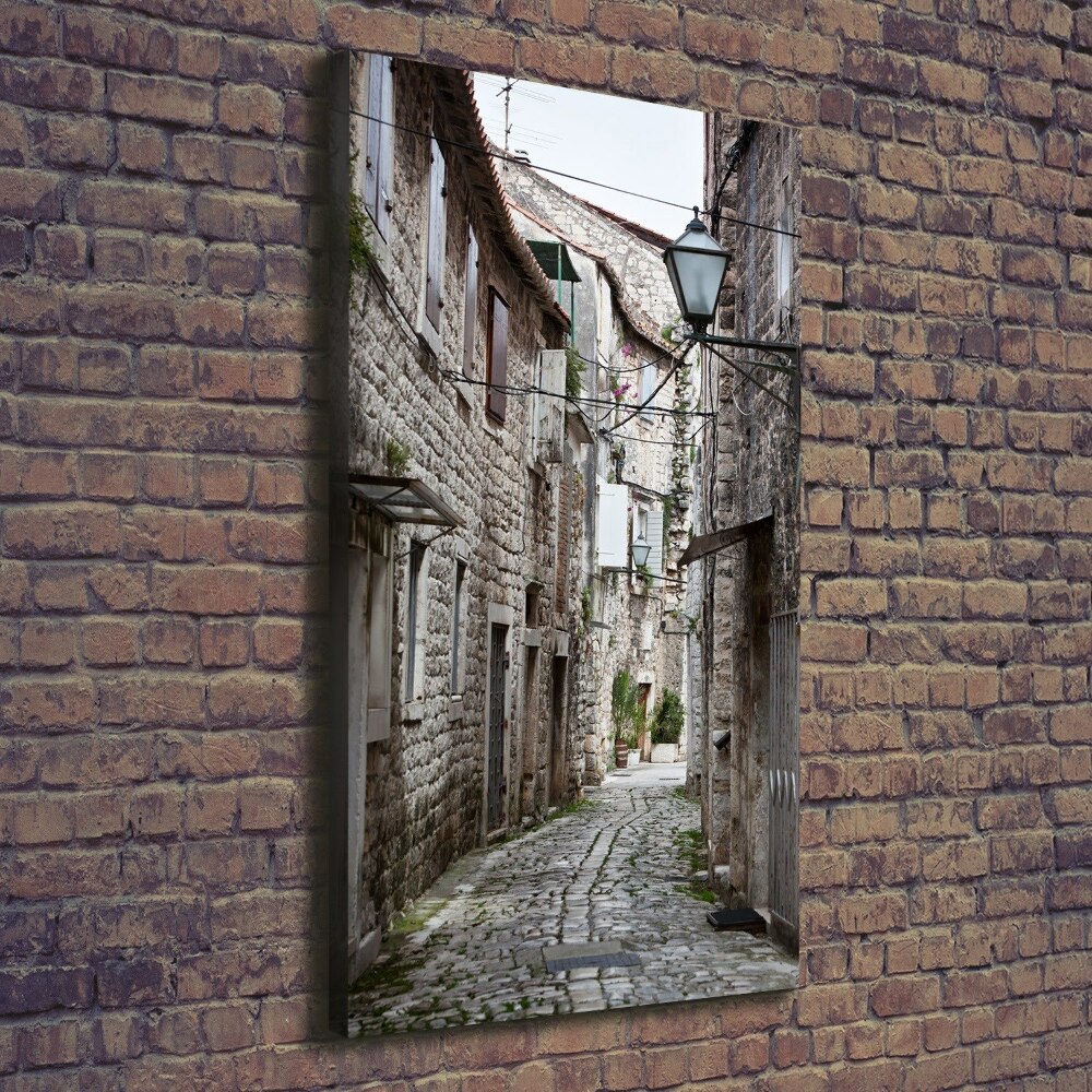 Canvas wall art Croatia street