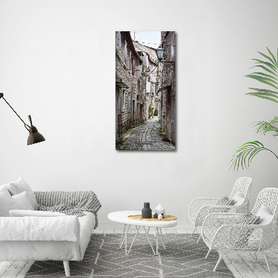 Canvas wall art Croatia street