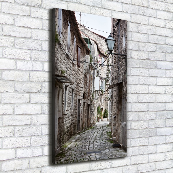 Canvas wall art Croatia street