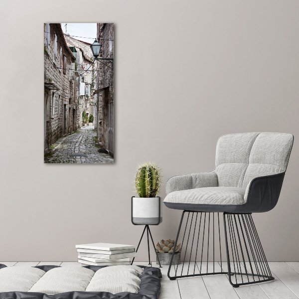 Canvas wall art Croatia street