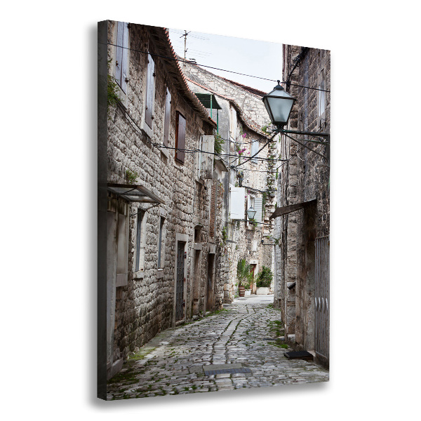 Canvas wall art Croatia street