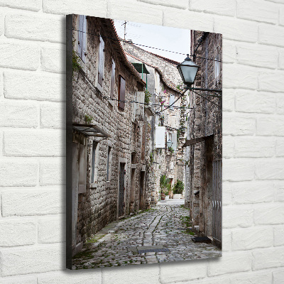 Canvas wall art Croatia street