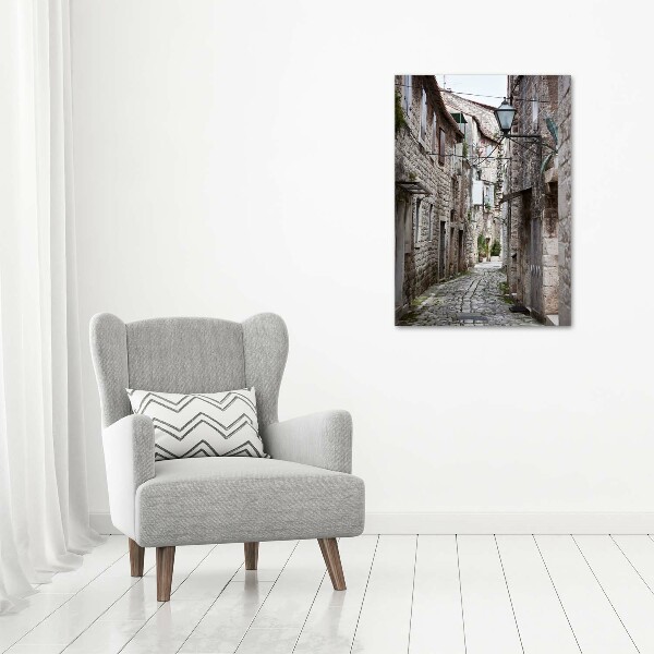 Canvas wall art Croatia street