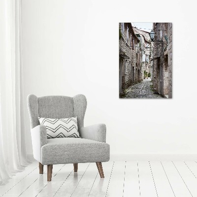 Canvas wall art Croatia street