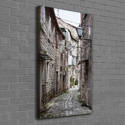 Canvas wall art Croatia street