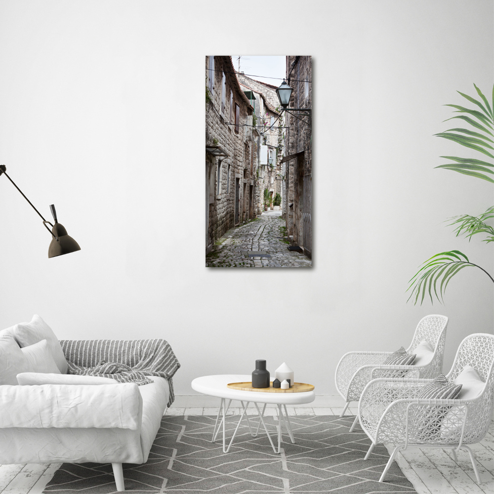 Canvas wall art Croatia street