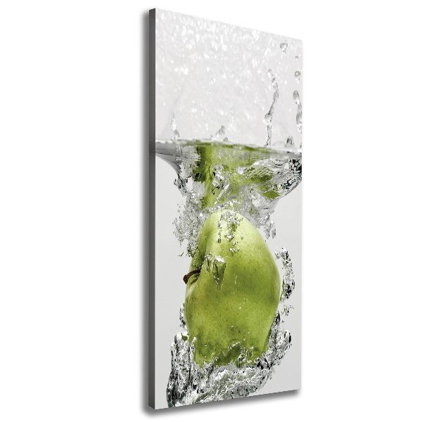 Wall canvas art Apple under water