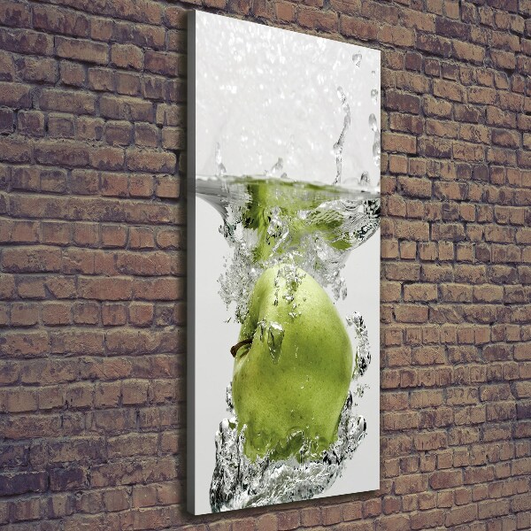 Wall canvas art Apple under water