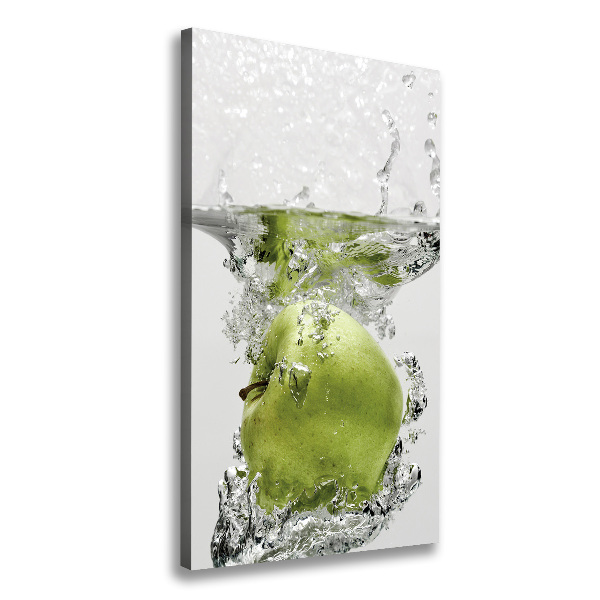 Wall canvas art Apple under water