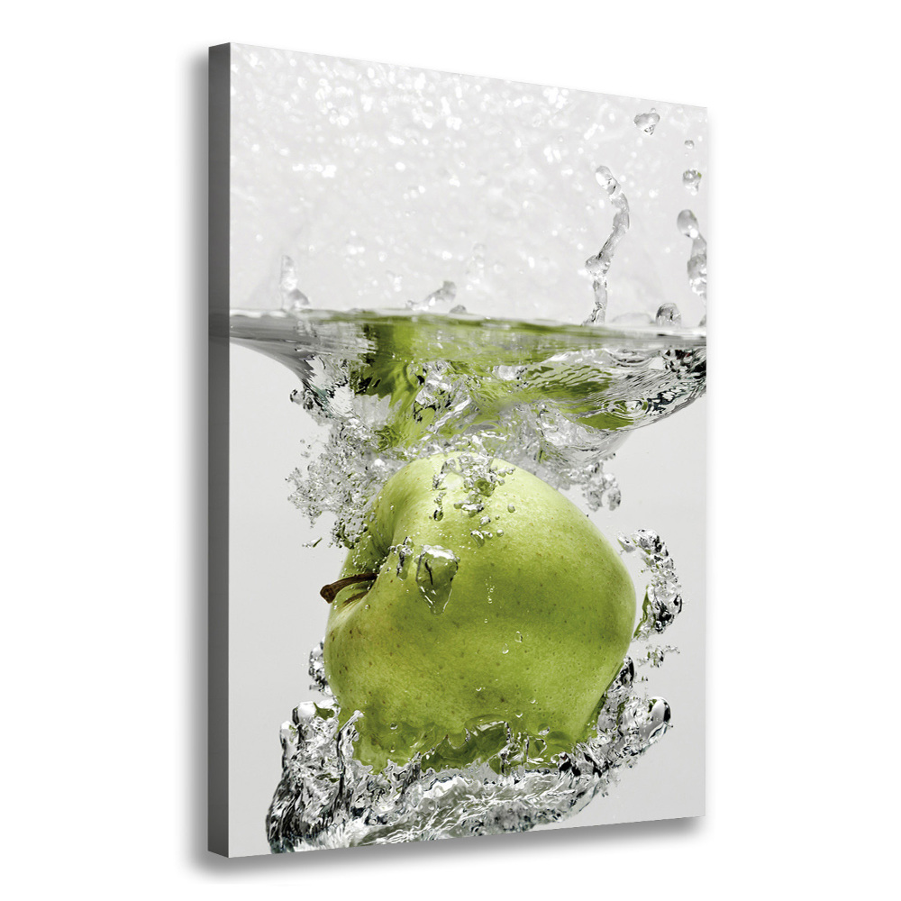 Wall canvas art Apple under water