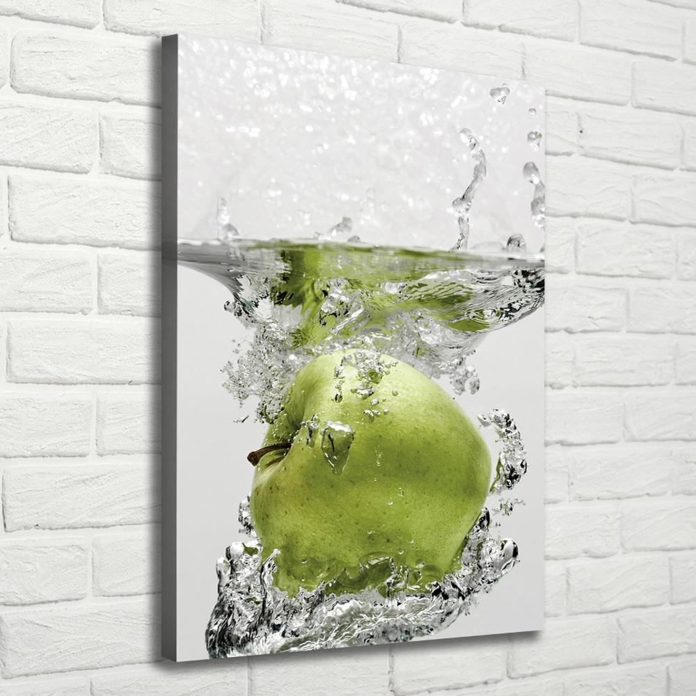 Wall canvas art Apple under water