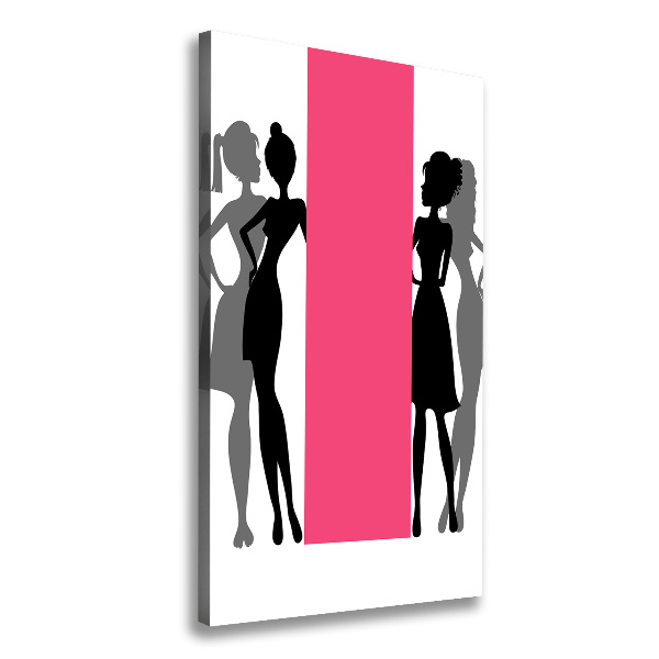 Canvas wall art Women's silhouettes