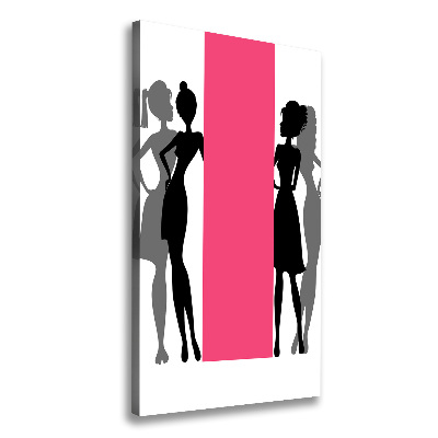 Canvas wall art Women's silhouettes