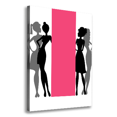 Canvas wall art Women's silhouettes