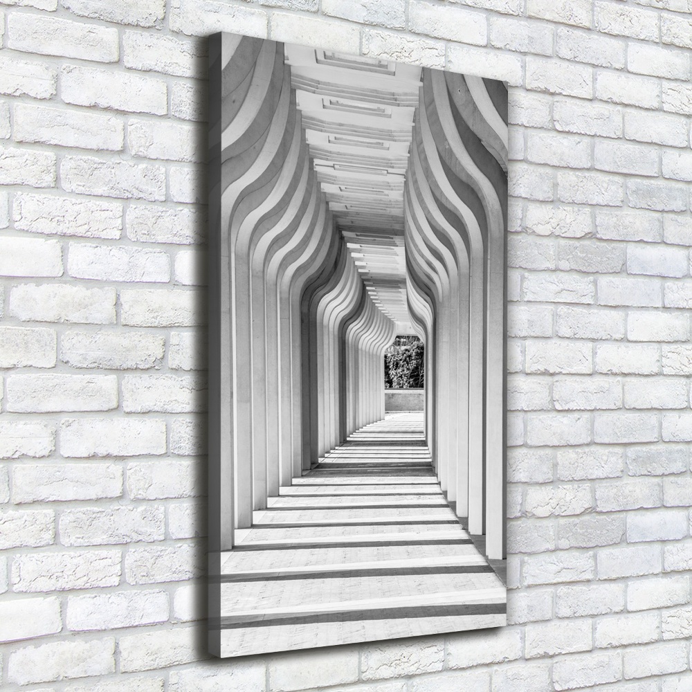 Canvas wall art Corridor