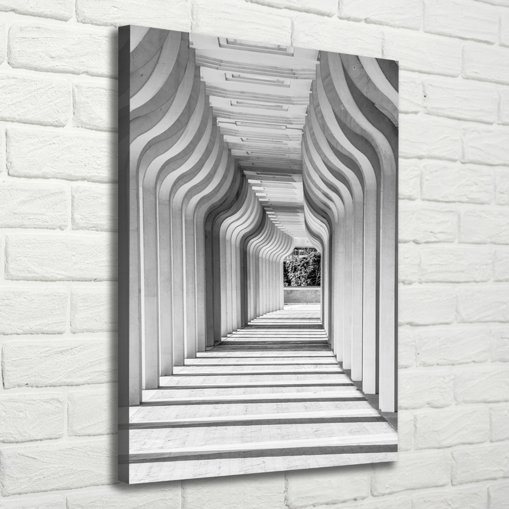 Canvas wall art Corridor