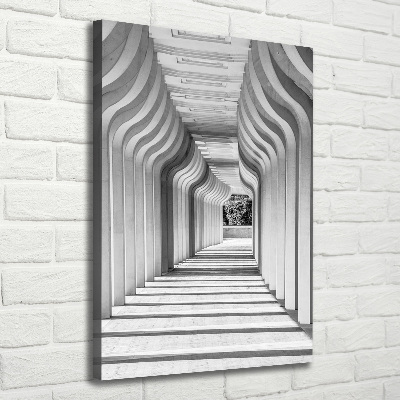 Canvas wall art Corridor