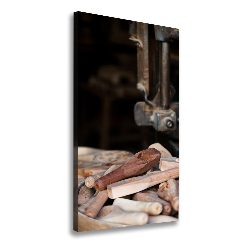 Canvas print Wooden tools