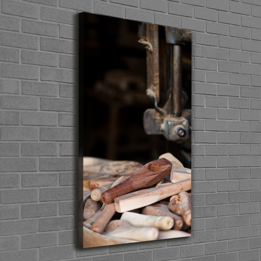 Canvas print Wooden tools