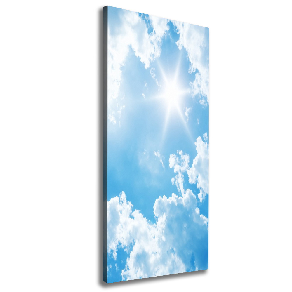 Large canvas wall art Clouds in the sky