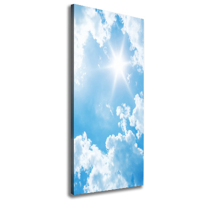 Large canvas wall art Clouds in the sky