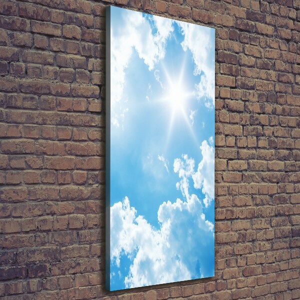 Large canvas wall art Clouds in the sky