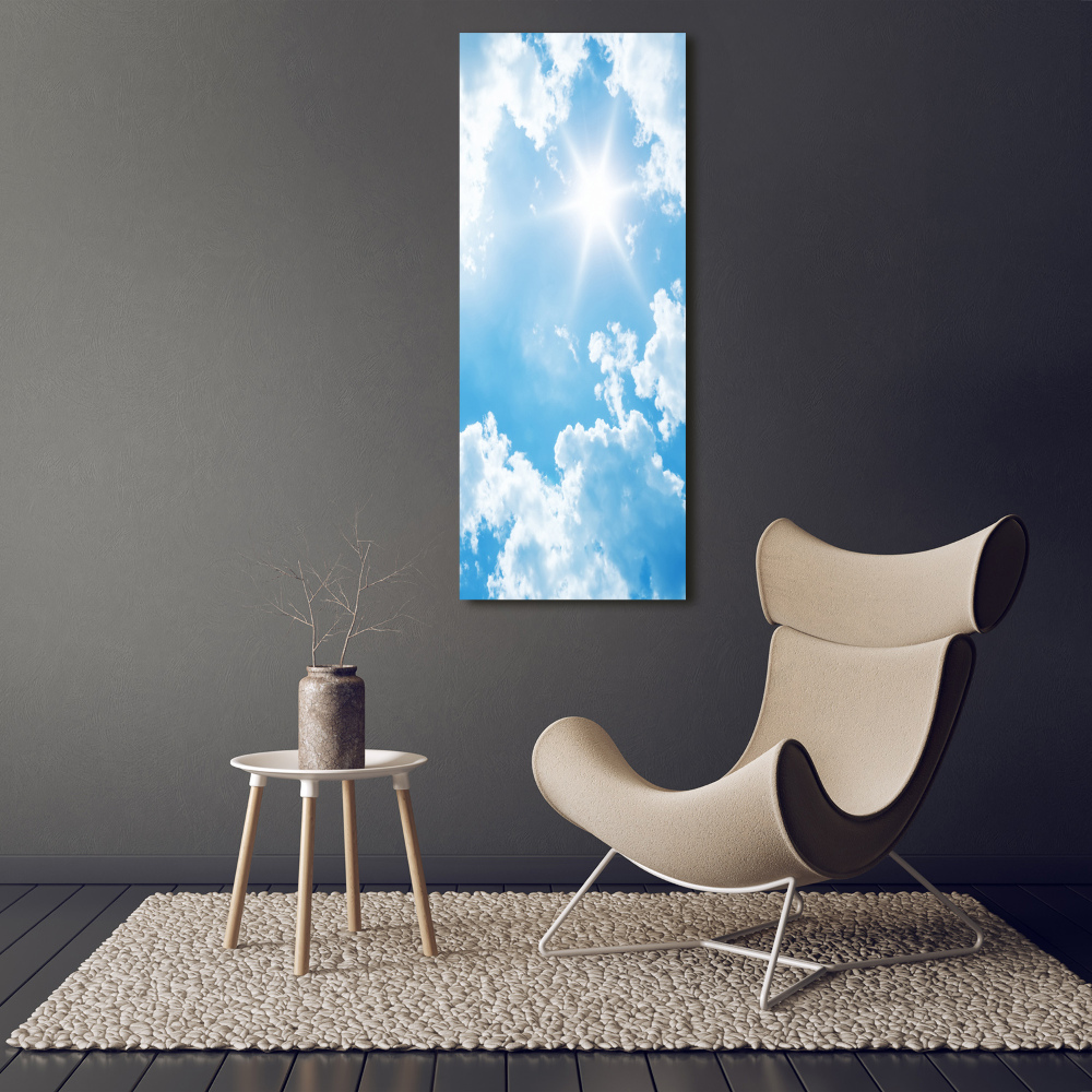 Large canvas wall art Clouds in the sky