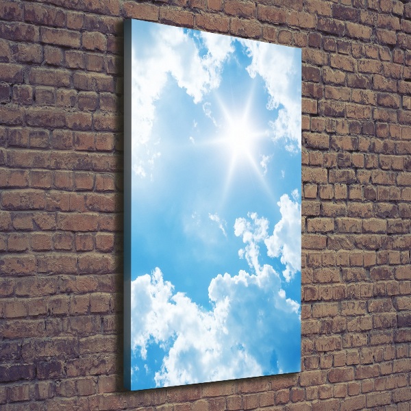 Large canvas wall art Clouds in the sky