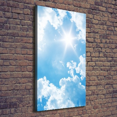 Large canvas wall art Clouds in the sky