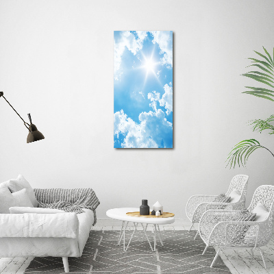 Large canvas wall art Clouds in the sky