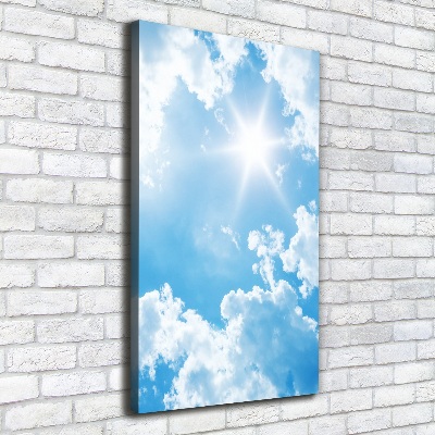 Large canvas wall art Clouds in the sky