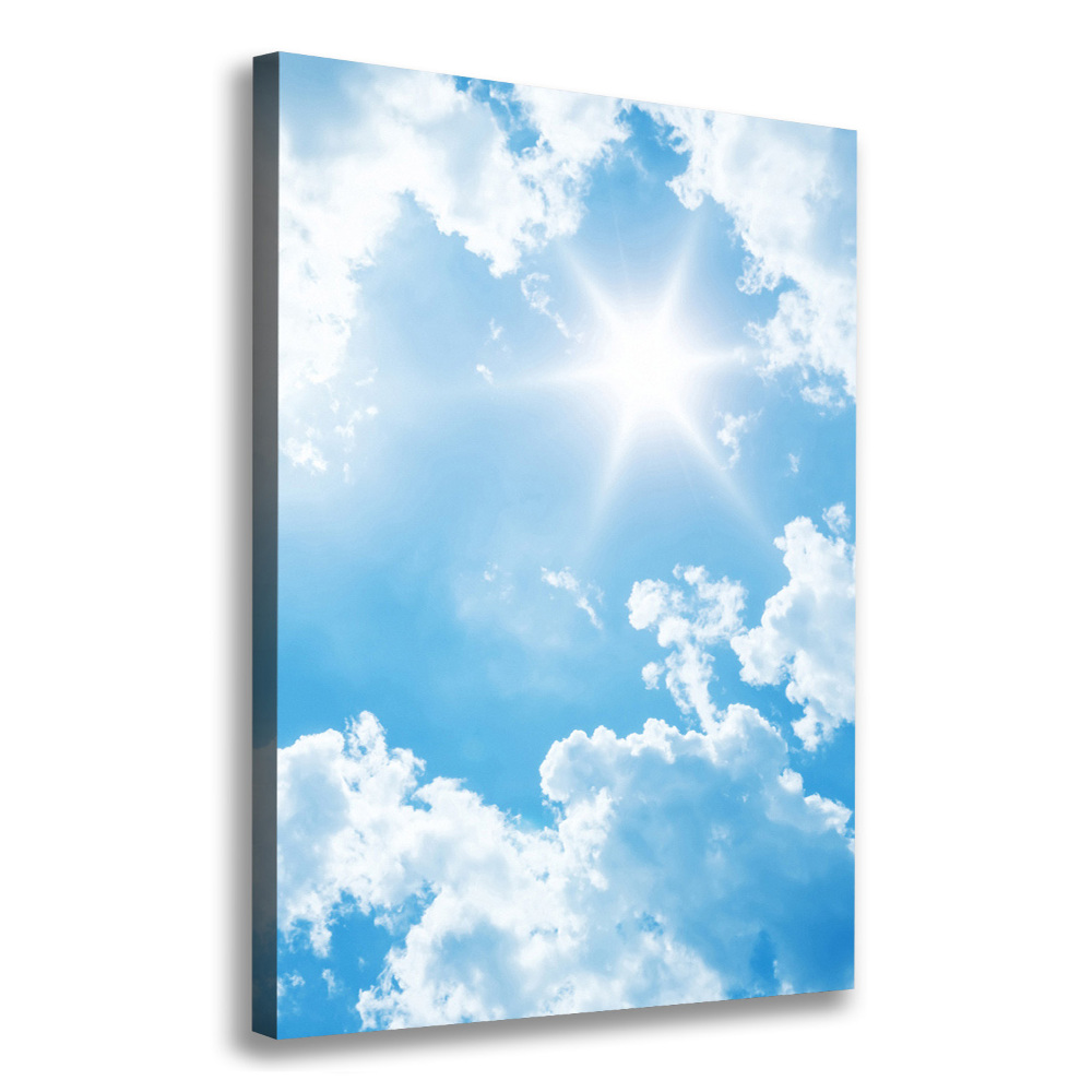 Large canvas wall art Clouds in the sky