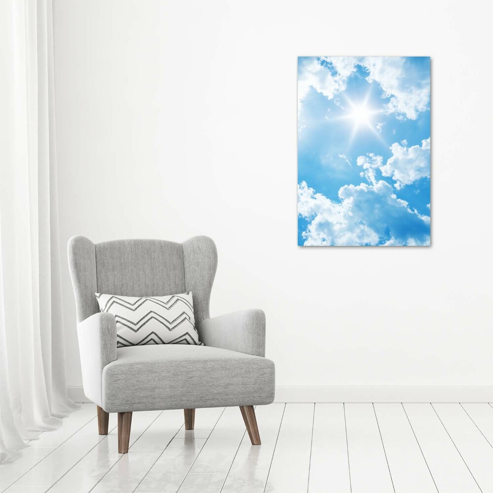 Large canvas wall art Clouds in the sky