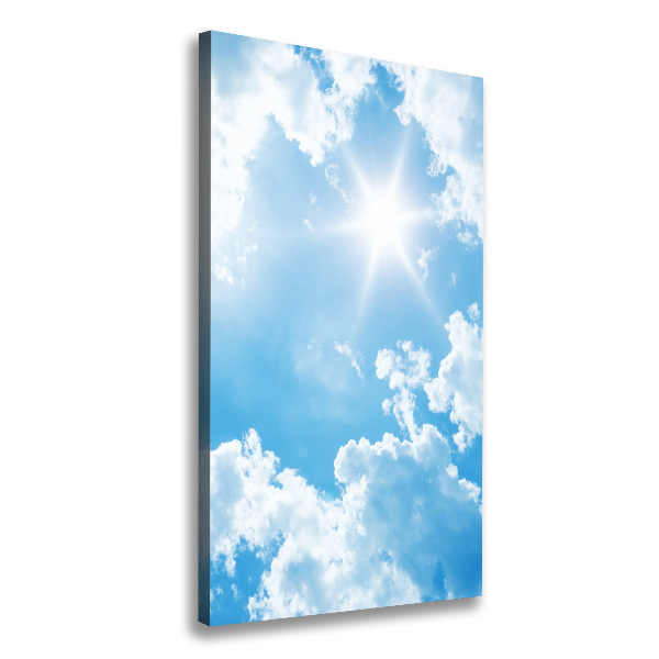 Large canvas wall art Clouds in the sky