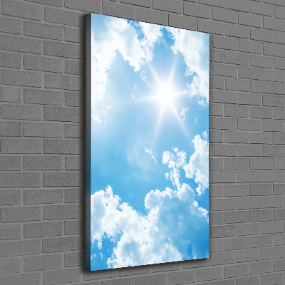 Large canvas wall art Clouds in the sky