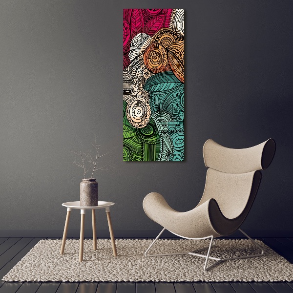 Canvas print Abstract feathers