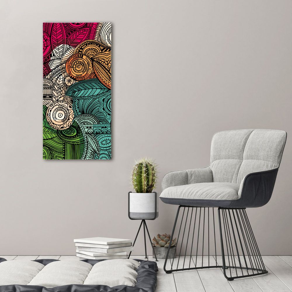 Canvas print Abstract feathers