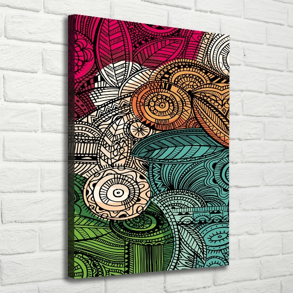 Canvas print Abstract feathers