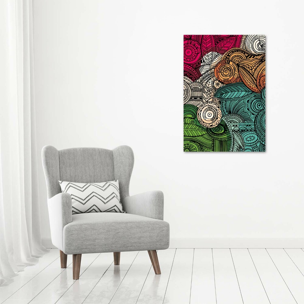 Canvas print Abstract feathers