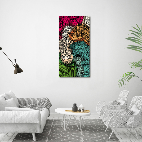 Canvas print Abstract feathers